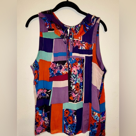 Anthropologie Tops - Anthropologie Colorful Maeve blouse. Size L